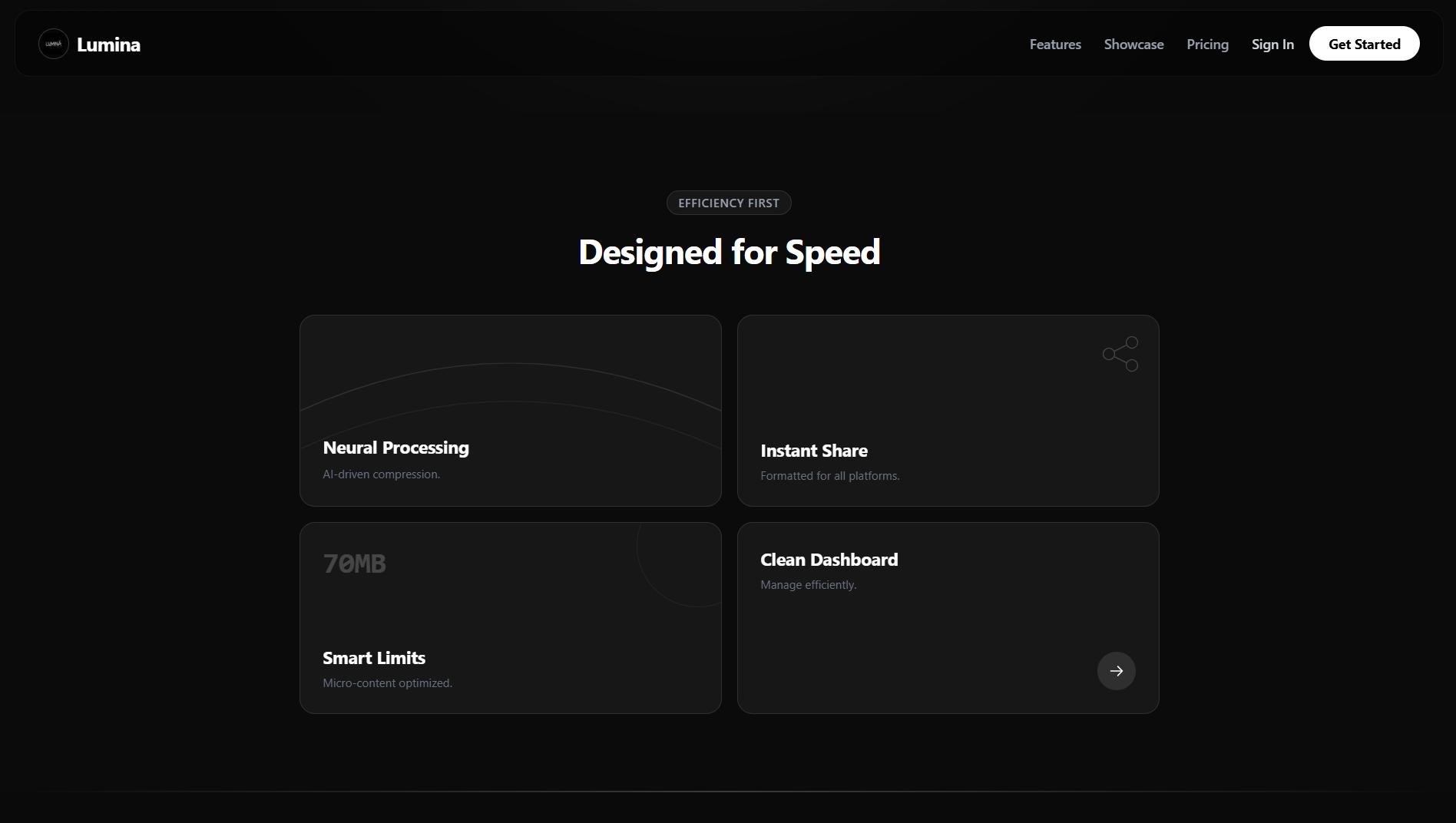 Lumina AI Platform screenshot 1